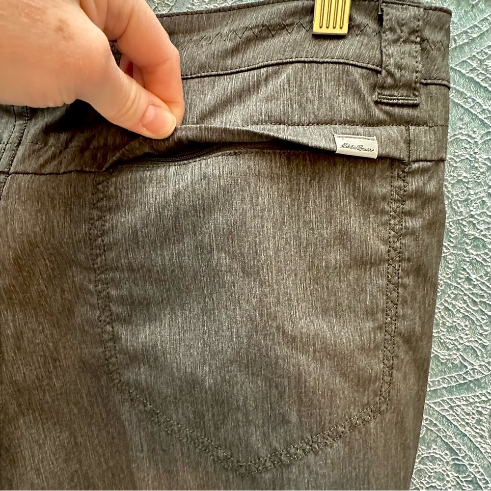 Eddie Bauer Horizon Roll Up Travex Straight Leg Pants Sz 12 - Picture 7 of 14